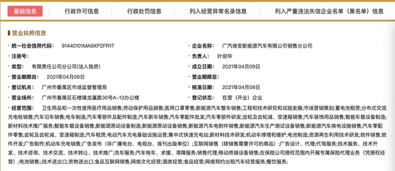 广汽埃安成立销售分公司 全新商业模式引领新能源汽车市场营销变革